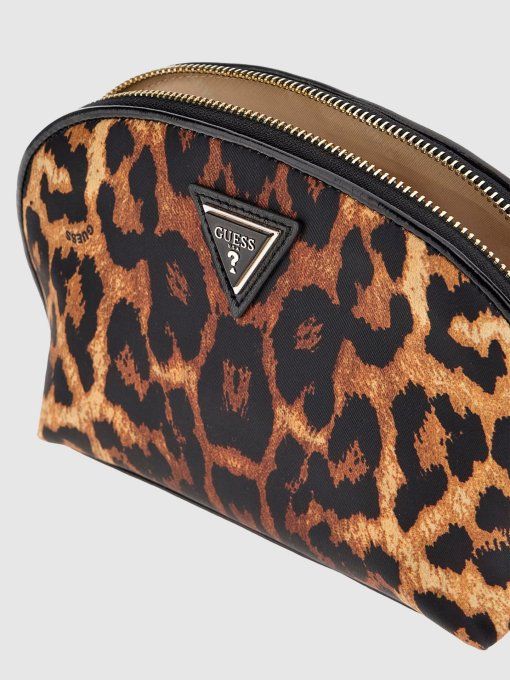 GUESS Trousse de toilette femme Leopard