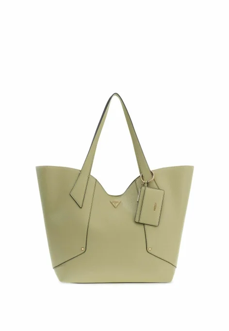 GUESS Grand Sac cabas porté épaule vert 2 en 1