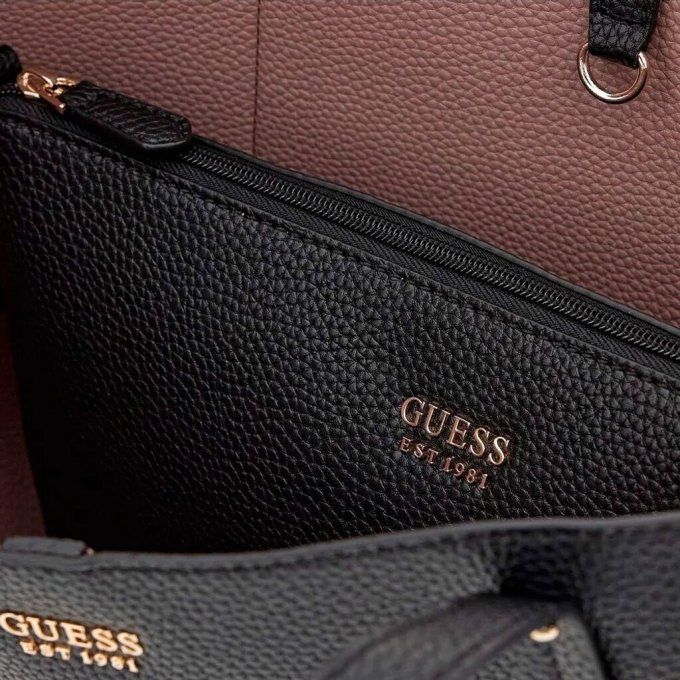 GUESS Sac Cabas porté épaule noir