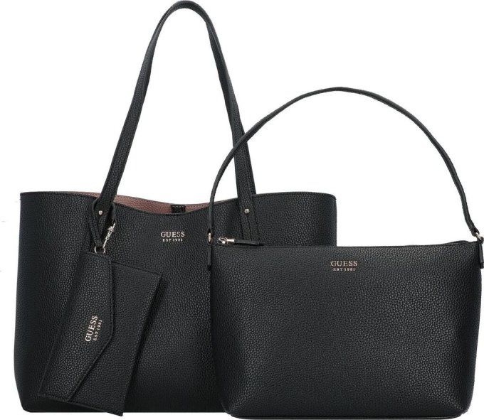 GUESS Sac Cabas porté épaule noir