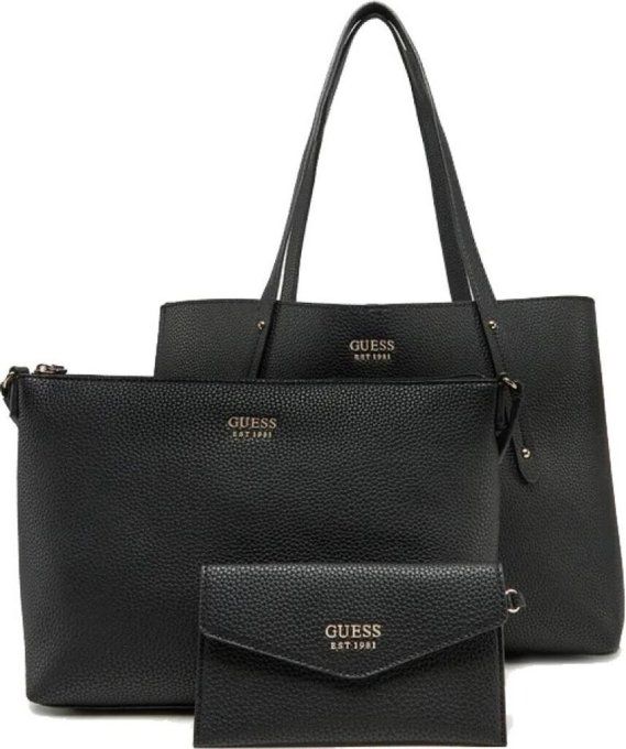GUESS Sac Cabas porté épaule noir