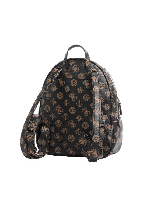 Guess Sac à dos Manhattan pour femme, logo moka