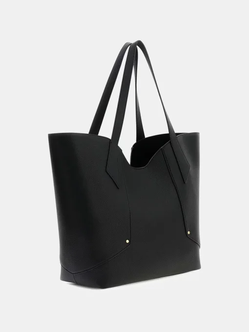 GUESS Grand Sac cabas porté épaule Noir 